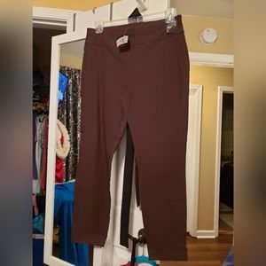 High waisted ankle pants